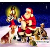 Santa Loves The Animals Christmas Diamond Painting Kit