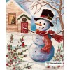 The 1st Snowman Christmas Diamond Painting Kit