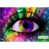 Rainbow Eye Diamond Painting Kit