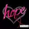 Breast Cancer Awareness Hope Heart Diamond Painting Kit